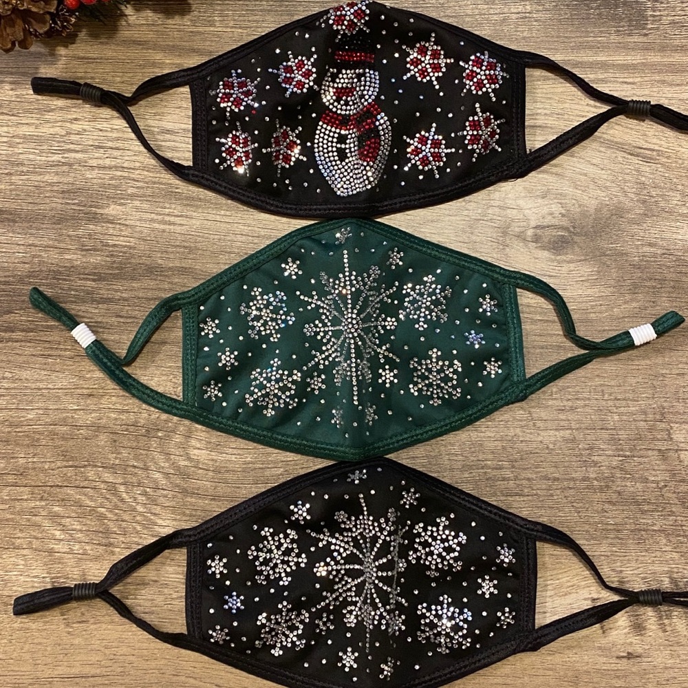 🎉HP🎉✨X-MAS✨Crystal Sparkle Face Masks - Picture 2 of 10
